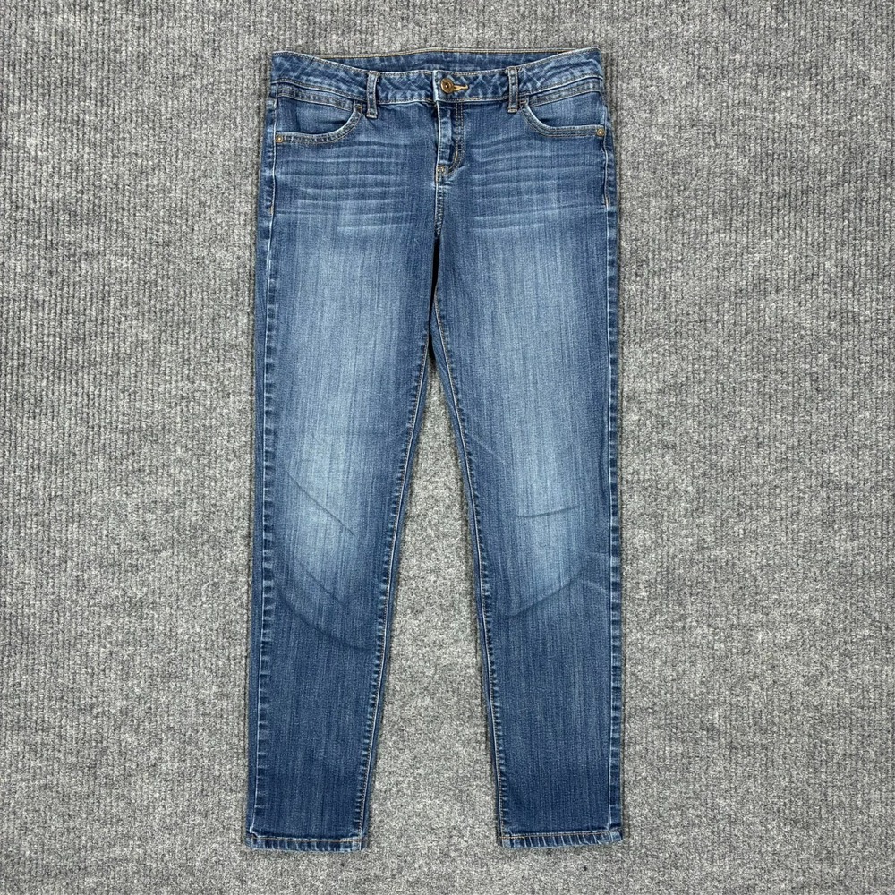 Simply Vera Vera Wang Womens Skinny Jeans Size 4 Medium Wash Stretch‎ Denim